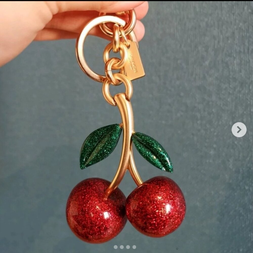 Cherries bag charm assorted colors